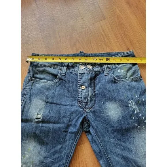 ‎Dsquared2 Dean and Dan Destructed Jeans Straight